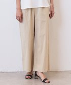 【その他のブランド/Other】のコットンストレッチウエストリブパンツ ベージュ|ID: prp329100004550819 ipo3291000000032570878