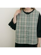 【サマンサモスモス/Samansa Mos2】の【Cross*Linen】並びボタンベスト 人気、トレンドファッション・服の通販 founy(ファニー) ファッション Fashion レディースファッション WOMEN アウター Coat Outerwear トップス・カットソー Tops/Tshirt ベスト/ジレ Gilets/Vests シンプル Simple ベスト Vest リネン Linen thumbnail グリーン|ID: prp329100004550831 ipo3291000000032362612