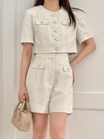 【スナイデル/SNIDEL】のサマーツイードショートパンツ 人気、トレンドファッション・服の通販 founy(ファニー) ファッション Fashion レディースファッション Fashion for Women パンツ Pants & Trousers ショートパンツ・ハーフパンツ High-Waisted & Relaxed Shorts おすすめ Recommended / Our Picks クロップド Cropped, Short Length サマー Summer, Summer Style ショート Short, Short Length シルバー Silver, Metallic Silver ジャケット Jacket, Outerwear ツイード Twill, Twill Weave フロント Front, Front Design ベーシック Basic, Essential ポケット Pocket, Pocket Detail ラベンダー Lavender エレガント 上品 Elegant |ID:prp329100004550836