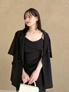 【スナイデル/SNIDEL】のハーフスリーブジャケット BLK[009]|ID: prp329100004550850 ipo3291000000032609790