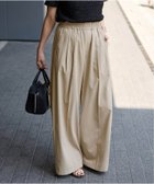 【ジャーナルスタンダード/JOURNAL STANDARD】の【 FUNCTION】【接触冷感/UV/吸水速乾】アクティブオックスワイドイージーパンツ 人気、トレンドファッション・服の通販 founy(ファニー) ファッション Fashion レディースファッション WOMEN パンツ Pants 2025年 2025 2025春夏・S/S Ss,Spring/Summer,2025 コンパクト Compact ストレッチ Stretch スーツ Suit 吸水 Water Absorption 夏 Summer 春 Spring 楽ちん Easy thumbnail ベージュ|ID: prp329100004550868 ipo3291000000032288950