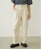 【ミルクフェド/MILKFED.】のTUCK DENIM PANTS MILKFED. 人気、トレンドファッション・服の通販 founy(ファニー) ファッション Fashion レディースファッション WOMEN パンツ Pants デニムパンツ Denim Pants デニム Denim フェミニン Feminine フロント Front ラウンド Round ルーズ Loose thumbnail OFF WHITE|ID: prp329100004550869 ipo3291000000032250345