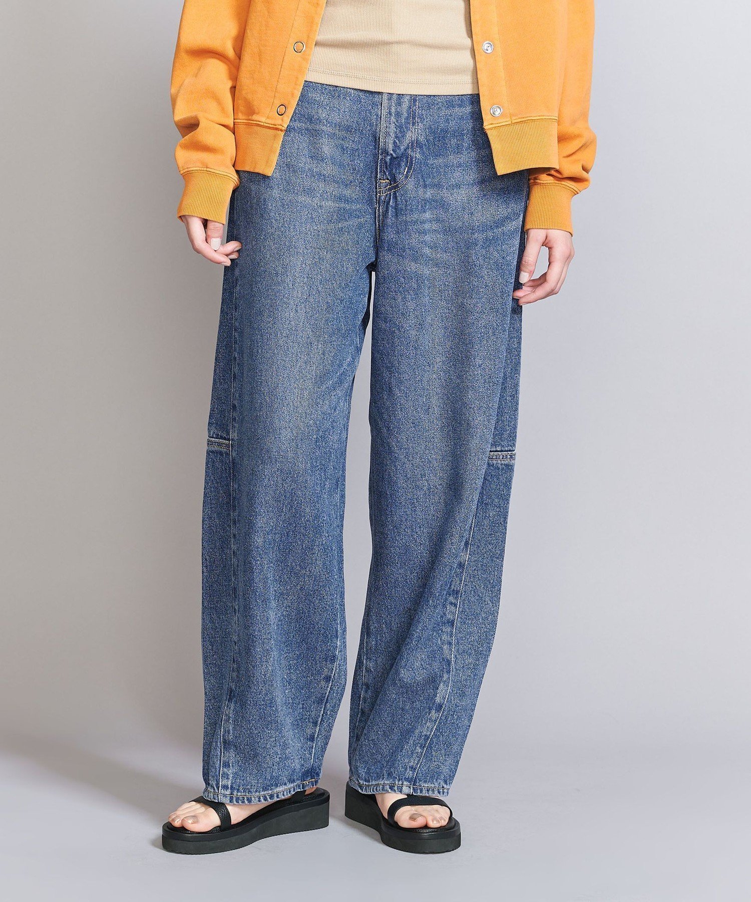 【ビューティ&ユース ユナイテッドアローズ/BEAUTY&YOUTH / UNITED ARROWS】のセルロースデニム カーブパンツ 人気、トレンドファッション・服の通販 founy(ファニー) 　ファッション　Fashion　レディースファッション　Fashion for Women　パンツ　Pants & Trousers　おすすめ　Recommended / Our Picks　ガウン　Gown, Robe　デニム　Denim, Jeans Material　ポケット　Pocket, Pocket Detail　レース　Lace, Lace Fabric　ワイド　Wide, Wide Fit　透かし　Cut-Out, Lacework　 other-1|ID: prp329100004550878 ipo3291000000033424479