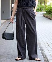 【ジャーナルスタンダード/JOURNAL STANDARD】の《追加4》ウォッシャブルコットンリネンVIS ストレートパンツ 人気、トレンドファッション・服の通販 founy(ファニー) ファッション Fashion レディースファッション Ladies' Fashion Online パンツ Pants 2025年 2025 2025春夏・S/S Ss,Spring/Summer,2025 ストレート Straight |ID:prp329100004550888