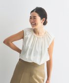 【デミルクス ビームス/Demi-Luxe BEAMS】の【6/25新規値下げ】グロス トップス .M 25SS 人気、トレンドファッション・服の通販 founy(ファニー) ファッション Fashion レディースファッション Fashion for Women トップス・カットソー Cut & Sew Tops インナー Innerwear エレガント 上品 Elegant 春 Spring ギャザー Gathered, Ruffled ジャケット Jacket, Outerwear ノースリーブ Sleeveless, No-Sleeve フェミニン Feminine, Girly モチーフ Motif, Design Theme リボン Ribbon, Bow 2025年 2025 2025春夏・S/S Spring/Summer 2025 SS25 thumbnail CREAM|ID: prp329100004551672 ipo3291000000033276762