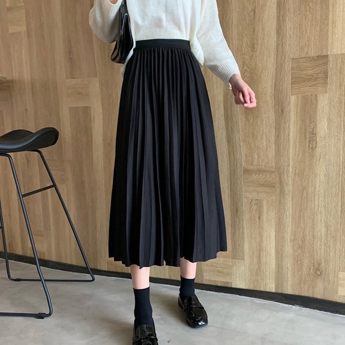 【ミニミニストア/miniministore】のプリーツスカート ハイウエスト 着やせ インテリア・キッズ・メンズ・レディースファッション・服の通販 founy(ファニー) https://founy.com/ ファッション Fashion レディースファッション Ladies' Fashion Online スカート Skirt プリーツスカート Pleated Skirts トレーナー Trainer ハーフ Half フェミニン Feminine フレア Flare プリーツ Pleats 無地 Plain Color |ID: prp329100004551683 ipo3291000000032639052