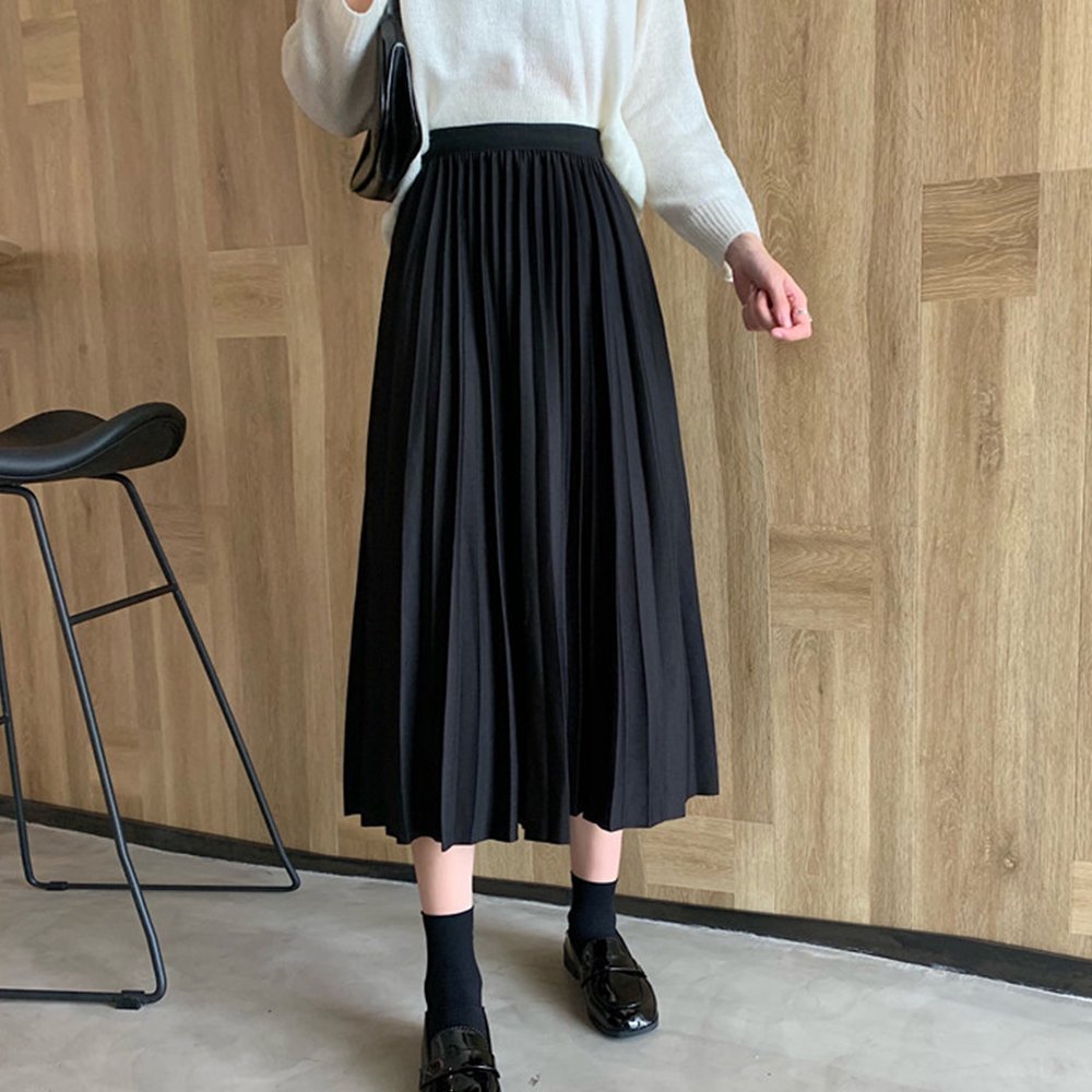 【ミニミニストア/miniministore】のプリーツスカート ハイウエスト 着やせ 人気、トレンドファッション・服の通販 founy(ファニー) 　ファッション　Fashion　レディースファッション　Ladies' Fashion Online　スカート　Skirt　プリーツスカート　Pleated Skirts　トレーナー　Trainer　ハーフ　Half　フェミニン　Feminine　フレア　Flare　プリーツ　Pleats　無地　Plain Color　 other-1|ID: prp329100004551683 ipo3291000000032639052