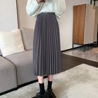 【ミニミニストア/miniministore】のプリーツスカート ハイウエスト 着やせ ダークグレー|ID: prp329100004551683 ipo3291000000032639063