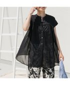 【アーバンリサーチ ドアーズ/URBAN RESEARCH DOORS】の『UR TECH』ボイルギャザーフレンチブラウス BLACK|ID: prp329100004551717 ipo3291000000032605330