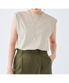 【イエナ/IENA】のATON/エイトン FRESCA SINGLE JERSEY ノースリーブ ベージュ|ID: prp329100004551783 ipo3291000000033195529