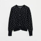 【エリオポール/heliopole】のRANDOM DOT2WAY KNIT CREW NECK 人気、トレンドファッション・服の通販 founy(ファニー) ファッション Fashion レディースファッション WOMEN トップス・カットソー Tops/Tshirt ニット Knit Tops カーディガン Cardigan ストレッチ Stretch ドット Dot thumbnail ブラック|ID: prp329100004551831 ipo3291000000032170648