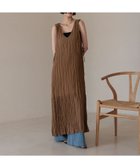【ローリーズファーム/LOWRYS FARM】のクリンクルリボンワンピース ブラウン|ID: prp329100004551947 ipo3291000000032669258