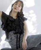 【ノエラ/Noela】のラッフルフリルブラウス 人気、トレンドファッション・服の通販 founy(ファニー) ファッション Fashion レディースファッション WOMEN トップス・カットソー Tops/Tshirt シャツ/ブラウス Shirts/Blouses おすすめ Recommend チェーン Chain トレンド Trend ポケット Pocket ワイド Wide エレガント 上品 Elegant thumbnail ブラック|ID: prp329100004552012 ipo3291000000032407559
