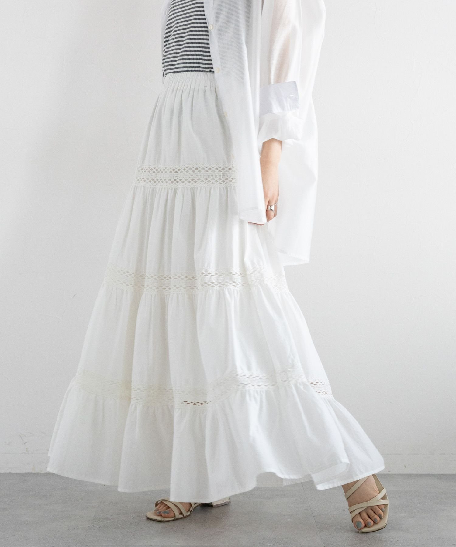【レイジブルー/RAGEBLUE】の【WOMENS】デザインレース/コットンフレアスカート 人気、トレンドファッション・服の通販 founy(ファニー) 　ファッション　Fashion　レディースファッション　Fashion for Women　スカート　Skirts　Aライン・フレアスカート　A-Line & Flared Skirts　キャップ　Cap, Baseball Cap　シンプル　Simple, Minimal　スニーカー　Sneakers, Trainers　スラックス　Slacks, Dress Pants　デニム　Denim, Jeans Material　トレンド　Trend, Trending Now　定番　Standard, Basic Item　フレア　Flare, Flared　プリント　Print, Printed Pattern　ベーシック　Basic, Essential　レース　Lace, Lace Fabric　ロング　Long, Long-Length　おすすめ　Recommended / Our Picks　 other-1|ID: prp329100004552056 ipo3291000000032761170