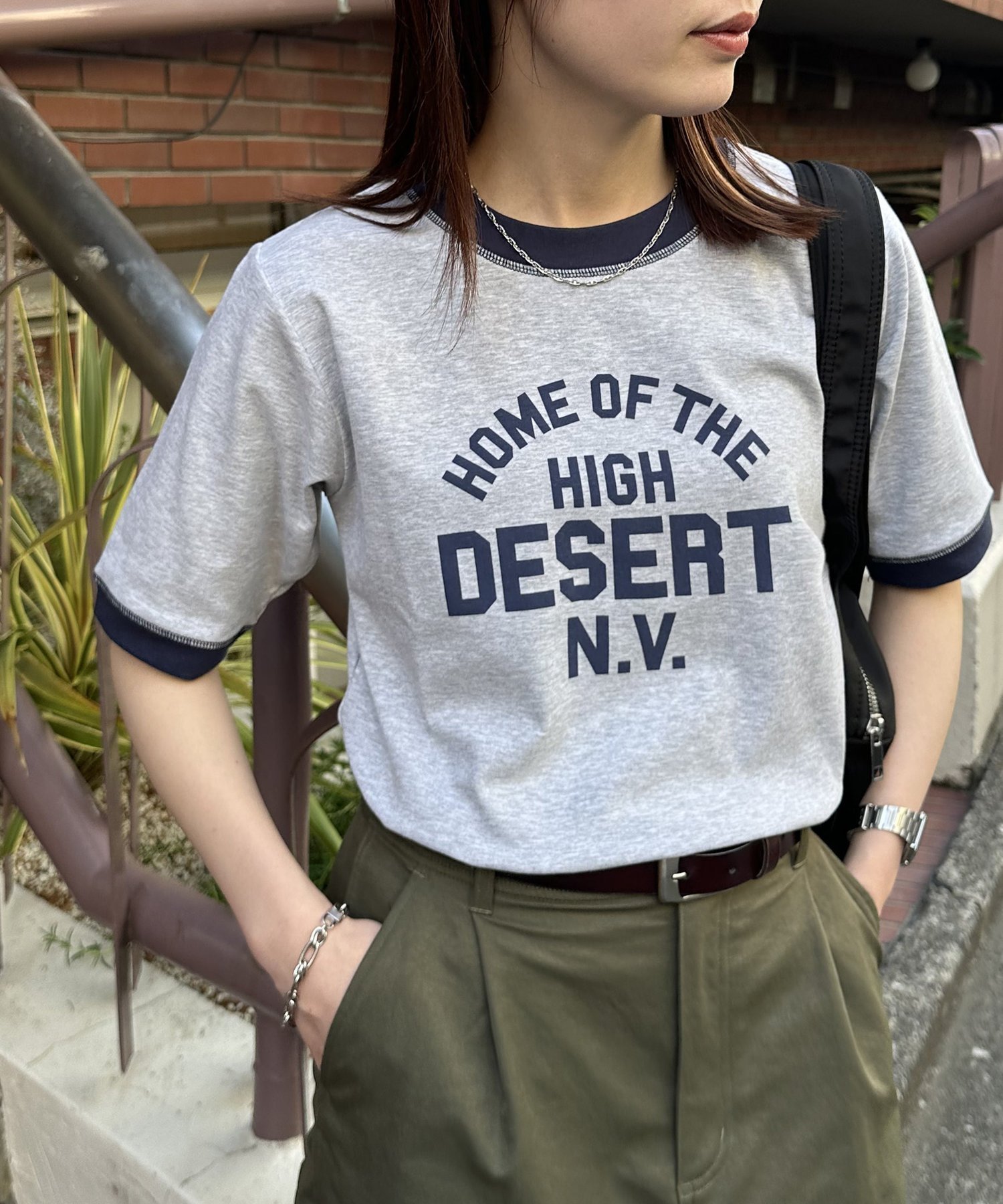 【ディスコート/Discoat】の【ユニセックス】アソートロゴプリントリンガーTシャツ インテリア・キッズ・メンズ・レディースファッション・服の通販 founy(ファニー) 　ファッション　Fashion　レディースファッション　WOMEN　トップス・カットソー　Tops/Tshirt　シャツ/ブラウス　Shirts/Blouses　ロング / Tシャツ　T-Shirts　インナー　Inner　カーディガン　Cardigan　ジャケット　Jacket　ストレッチ　Stretch　フロント　Front　ヴィンテージ　Vintage　ライトグレー|ID: prp329100004552059 ipo3291000000032240477