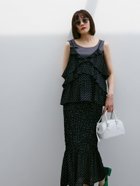 【テチチ/Te chichi】の【松井愛莉着用】ドットシャーリングタイトスカート(セットアップ可)《2025summer catalog item》 ブラック|ID: prp329100004552087 ipo3291000000033040291