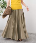 【スピック&スパン/Spick & Span】のHYU ギャザーフレアスカート ベージュ|ID: prp329100004552111 ipo3291000000032646078