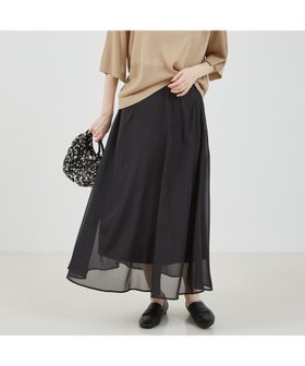 【アバハウスマヴィ/abahouse mavie】のシアーフレアースカート 人気、トレンドファッション・服の通販 founy(ファニー) ファッション Fashion レディースファッション WOMEN スカート Skirt おすすめ Recommend ギャザー Gather サンダル Sandals シアー Sheer フロント Front エレガント 上品 Elegant 楽ちん Easy |ID:prp329100004552150
