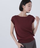 【ナチュラル ビューティー ベーシック/NATURAL BEAUTY BASIC】の総針ベーシックシリーズ ボートネックニット ディーププラム1|ID: prp329100004552153 ipo3291000000032658567