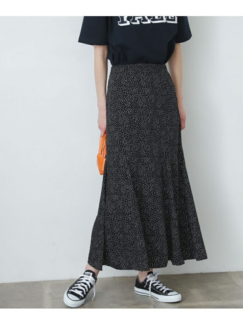 【センスオブプレイス/SENSE OF PLACE by URBAN RESEARCH】のマーメイドナロースカート インテリア・キッズ・メンズ・レディースファッション・服の通販 founy(ファニー) 　ファッション　Fashion　レディースファッション　WOMEN　スカート　Skirt　クロップド　Cropped　トレンド　Trend　バランス　Balance　マーメイド　Mermaid　リラックス　Relax　BLK×WHT|ID: prp329100004552166 ipo3291000000032304086