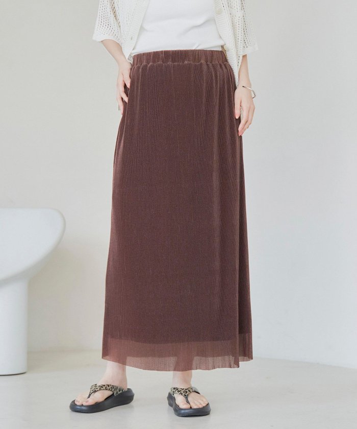 【コーエン/COEN】のシアープリーツナロースカート インテリア・キッズ・メンズ・レディースファッション・服の通販 founy(ファニー) https://founy.com/ ファッション Fashion レディースファッション Ladies' Fashion Online スカート Skirt エレガント 上品 Elegant プリーツ Pleats ポケット Pocket リブニット Rib Knit ロング Long |ID: prp329100004552191 ipo3291000000032567271