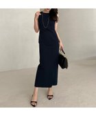 【アニュアンス/anuans】のハイゲージニットフィットワンピース NAVY|ID:prp329100004552225