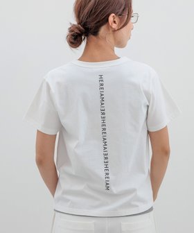 【ベイフロー/BAYFLOW】の【HEREIAM】接触冷感/ミラーロゴコンパクトT 人気、トレンドファッション・服の通販 founy(ファニー) ファッション Fashion レディースファッション WOMEN おすすめ Recommend インナー Inner ジャケット Jacket スポーツ Sports プリント Print ベーシック Basic レギンス Leggings 夏 Summer 定番 Standard |ID:prp329100004552247