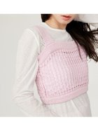 【エミ/emmi】のメッシュニットベアトップス PNK[066]|ID: prp329100004552256 ipo3291000000032605702