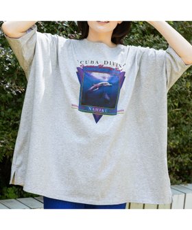 【ニコアンド/niko and】のイルカアソートBIGTシャツ 人気、トレンドファッション・服の通販 founy(ファニー) ファッション Fashion レディースファッション Ladies' Fashion Online トップス・カットソー Tops/Tshirt シャツ/ブラウス Shirts/Blouses ロング / Tシャツ T-Shirts おすすめ Recommend プリント Print ボトム Bottom ヴィンテージ Vintage |ID:prp329100004552274