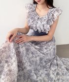 【マジェスティック レゴン/MAJESTIC LEGON】のマルチwayフリルコルセットワンピ 人気、トレンドファッション・服の通販 founy(ファニー) ファッション Fashion レディースファッション WOMEN ワンピース Dress コルセット Corset ストレッチ Stretch チェーン Chain パール Pearl フェイク Fake フリル Frills フロント Front 楽ちん Easy thumbnail ブルー柄|ID: prp329100004552296 ipo3291000000032252531