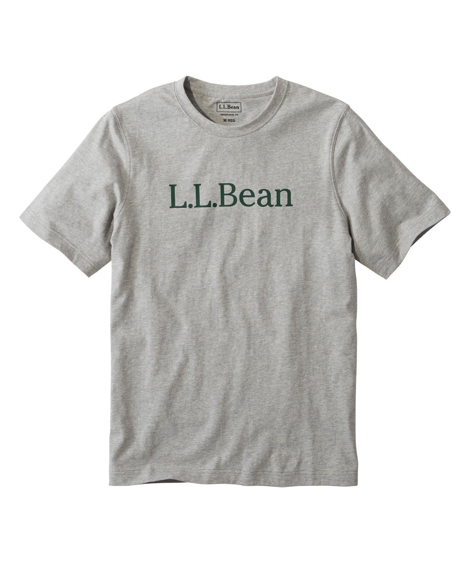 【エルエルビーン/L.L.Bean】のケアフリー・アンシュリンカブル・ティ、半袖 グラフィック 1 ジャパン・フィット インテリア・キッズ・メンズ・レディースファッション・服の通販 founy(ファニー) 　ファッション　Fashion　レディースファッション　Fashion for Women　トップス・カットソー　Cut & Sew Tops　アウトドア　Outdoor Clothing　グラフィック　Graphic, Graphic Design　ストレート　Straight, Straight Cut　ダブル　Double, Double-Breasted　トリミング　Trimming, Decorative Edge　フィット　Fit, Slim Fit　半袖　Short Sleeve, Half Sleeve　GryHthr/ChLg|ID: prp329100004552298 ipo3291000000032890572