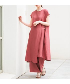 【イッカ/ikka】の【2点セット】冷感スラブワンピースセットアップ 人気、トレンドファッション・服の通販 founy(ファニー) ファッション Fashion レディースファッション WOMEN ワンピース Dress おすすめ Recommend セットアップ Set Up ラップ Wrap リゾート Resort リラックス Relax ワイド Wide 夏 Summer 旅行 Travel |ID:prp329100004552300