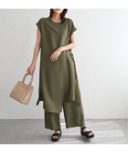 【イッカ/ikka】の【2点セット】冷感スラブワンピースセットアップ 人気、トレンドファッション・服の通販 founy(ファニー) ファッション Fashion レディースファッション WOMEN ワンピース Dress おすすめ Recommend セットアップ Set Up ラップ Wrap リゾート Resort リラックス Relax ワイド Wide 夏 Summer 旅行 Travel thumbnail オリーブ|ID: prp329100004552300 ipo3291000000032173549