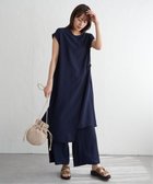 【イッカ/ikka】の【2点セット】冷感スラブワンピースセットアップ 人気、トレンドファッション・服の通販 founy(ファニー) ファッション Fashion レディースファッション WOMEN ワンピース Dress おすすめ Recommend セットアップ Set Up ラップ Wrap リゾート Resort リラックス Relax ワイド Wide 夏 Summer 旅行 Travel thumbnail ネイビーブルー|ID: prp329100004552300 ipo3291000000032173552