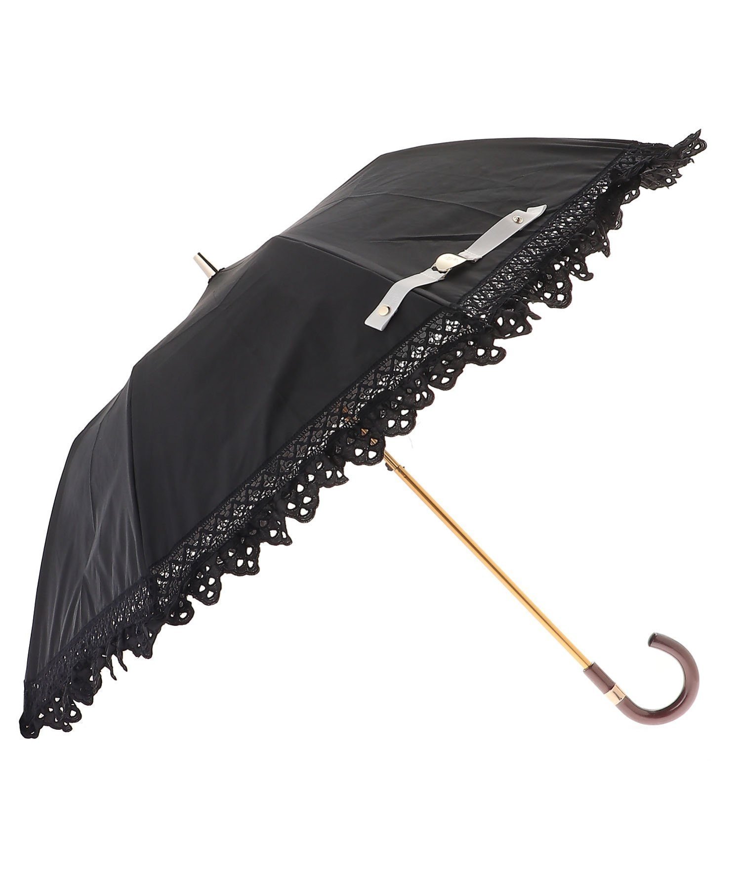 【ムーンバット/MOONBAT】のPOLO RALPH LAUREN(ポロ ラルフ ローレン) レディース 日傘 折りたたみ傘 晴雨兼用 遮光 遮熱 UV エンブフリル インテリア・キッズ・メンズ・レディースファッション・服の通販 founy(ファニー) 　ファッション　Fashion　レディースファッション　Ladies' Fashion Online　傘 / レイングッズ　Umbrellas/Rainwear　エンブロイダリー　Embroidery　傘　Umbrella　定番　Standard　日傘　Parasol　ブラック|ID: prp329100004552301 ipo3291000000032517547