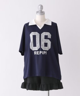【レピピアルマリオ/repipi armario / KIDS】の【SWIM】ナンバリングTスイムウェア 人気、トレンドファッション・服の通販 founy(ファニー) ファッション Fashion キッズファッション Fashion for Kids キャミ Camisole, Cami Top キュロット Culottes, Wide Shorts ショーツ Shorts, Short Pants ショート Short, Short Length フリル Frill, Ruffle レース Lace, Lace Fabric |ID:prp329100004552325