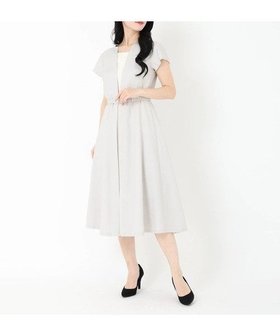 【ストロベリーフィールズ/STRAWBERRY FIELDS】のセンタープリーツ半袖ワンピース 人気、トレンドファッション・服の通販 founy(ファニー) ファッション Fashion レディースファッション WOMEN ワンピース Dress センター Center プリーツ Pleats 半袖 Short Sleeve |ID:prp329100004552338