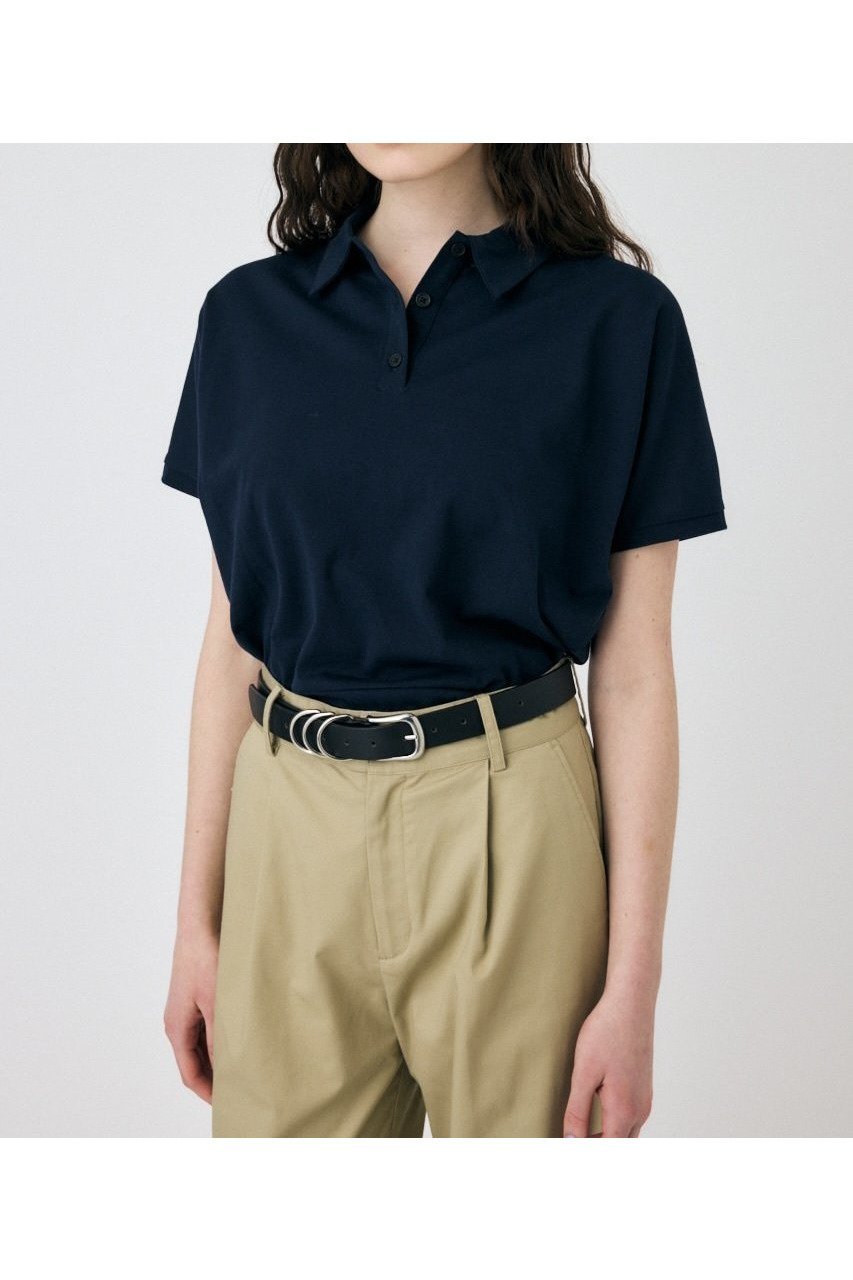 【マウジー/moussy】のSHEER LOOSE ポロ TEE インテリア・キッズ・メンズ・レディースファッション・服の通販 founy(ファニー) 　ファッション　Fashion　レディースファッション　WOMEN　おすすめ　Recommend　カットソー　Cut And Sew　コンパクト　Compact　シアー　Sheer　ポロシャツ　Polo Shirt　人気　Popularity　再入荷　Restock/Back In Stock/Re Arrival　夏　Summer　春　Spring　S/S・春夏　Ss・Spring/Summer　D/NVY3|ID: prp329100004552345 ipo3291000000032303386