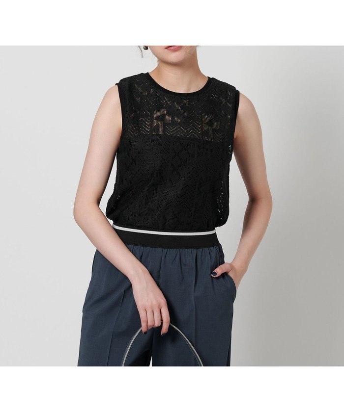 【ビューティ&ユース ユナイテッドアローズ/BEAUTY&YOUTH / UNITED ARROWS】のラッセルレース ノースリーブトップス -ウォッシャブル- インテリア・キッズ・メンズ・レディースファッション・服の通販 founy(ファニー) https://founy.com/ ファッション Fashion レディースファッション Fashion for Women トップス・カットソー Cut & Sew Tops キャミソール&ノースリーブ Camisoles & Sleeveless Tops おすすめ Recommended / Our Picks ウォッシャブル Machine Washable キャミソール Camisole, Spaghetti Strap Top デニム Denim, Jeans Material フェミニン Feminine, Girly ボトム Bottoms, Lower Wear ラッセル Raschel, Raschel Lace レース Lace, Lace Fabric |ID: prp329100004552358 ipo3291000000032730982