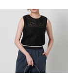 【ビューティ&ユース ユナイテッドアローズ/BEAUTY&YOUTH / UNITED ARROWS】のラッセルレース ノースリーブトップス -ウォッシャブル- BLACK|ID: prp329100004552358 ipo3291000000032730984