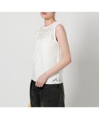【ビューティ&ユース ユナイテッドアローズ/BEAUTY&YOUTH / UNITED ARROWS】のラッセルレース ノースリーブトップス -ウォッシャブル- OFF WHITE|ID: prp329100004552358 ipo3291000000032730987