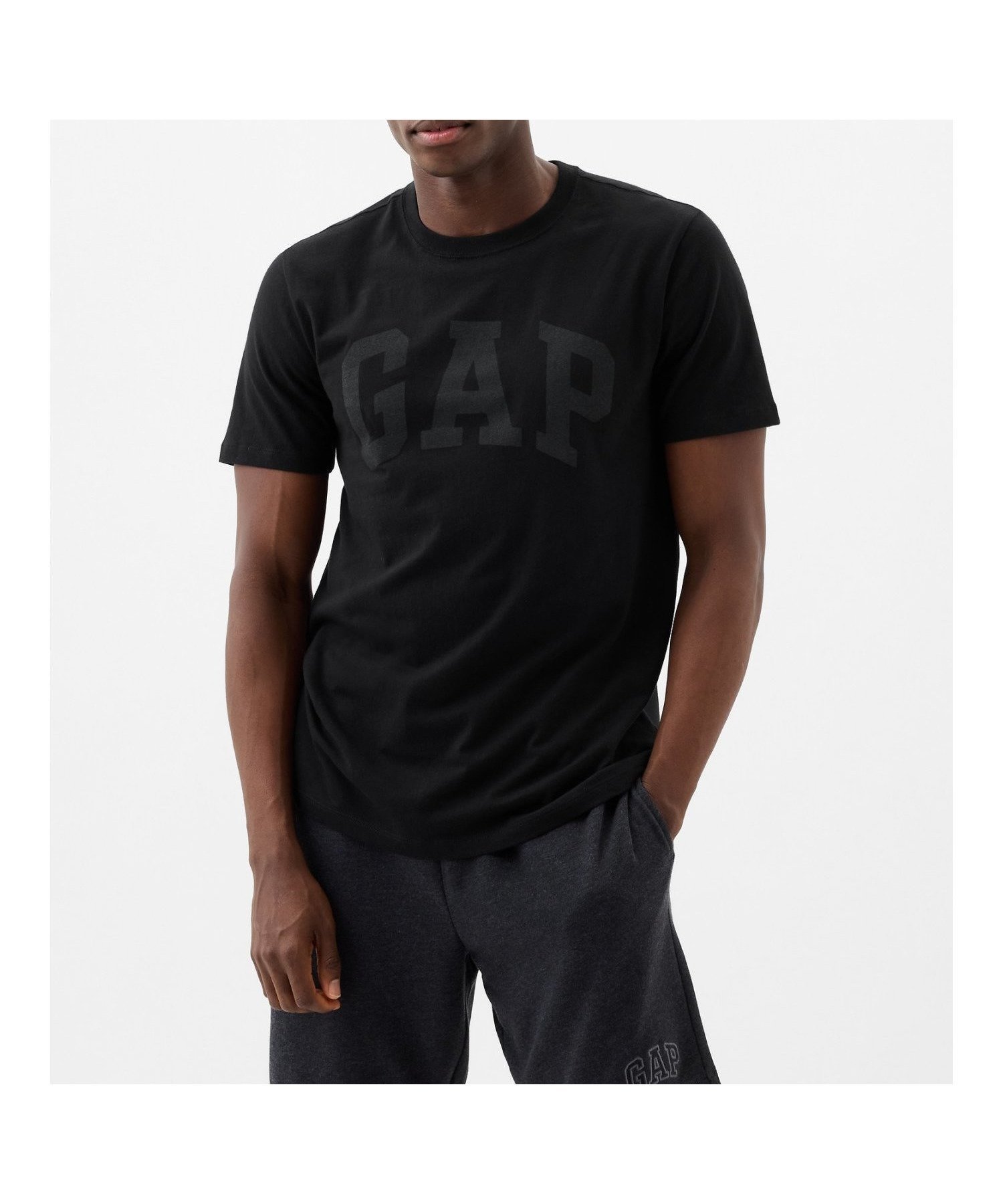 【ギャップ/GAP】のエブリディ ソフト GAPロゴTシャツ(ユニセックス) インテリア・キッズ・メンズ・レディースファッション・服の通販 founy(ファニー) 　ファッション　Fashion　レディースファッション　Ladies' Fashion Online　トップス・カットソー　Tops/Tshirt　シャツ/ブラウス　Shirts/Blouses　ロング / Tシャツ　T-Shirts　ジャージー　Jersey　ストレート　Straight　フィット　Fit　フロント　Front　リラックス　Relax　半袖　Short Sleeve　TRUE_BLACK_V2_2|ID: prp329100004552361 ipo3291000000032622584