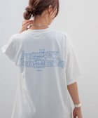 【ベイフロー/BAYFLOW】の【HEREIAM】速乾 ユニセックス/ScratchOD TEE ホワイト×ブルー10|ID: prp329100004552422 ipo3291000000032670540