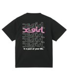 【エックスガール/X-girl】のREPEAT MILLS LOGO S/S TEE X-girl 人気、トレンドファッション・服の通販 founy(ファニー) ファッション Fashion レディースファッション WOMEN グラフィック Graphic デニム Denim プリント Print ベーシック Basic 人気 Popularity 半袖 Short Sleeve 夏 Summer 定番 Standard S/S・春夏 Ss・Spring/Summer thumbnail BLACK|ID: prp329100004552424 ipo3291000000032344801