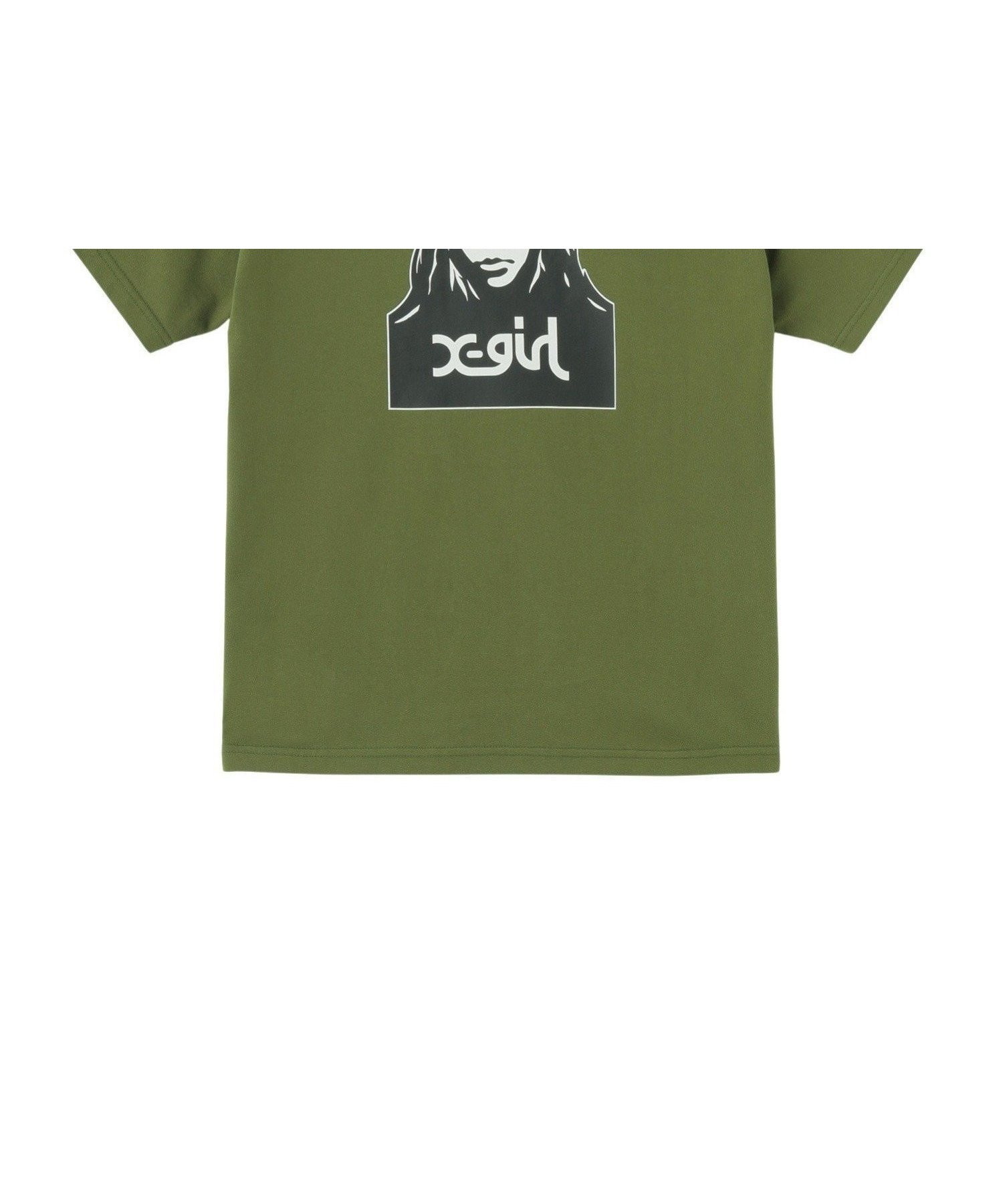 【エックスガール/X-girl】のFACE S/S TEE X-girl インテリア・キッズ・メンズ・レディースファッション・服の通販 founy(ファニー) 　ファッション　Fashion　レディースファッション　WOMEN　デニム　Denim　フロント　Front　プリント　Print　ベーシック　Basic　ワンポイント　One Point　今季　This Season　半袖　Short Sleeve　夏　Summer　定番　Standard　S/S・春夏　Ss・Spring/Summer　OLIVE|ID: prp329100004552425 ipo3291000000032358545