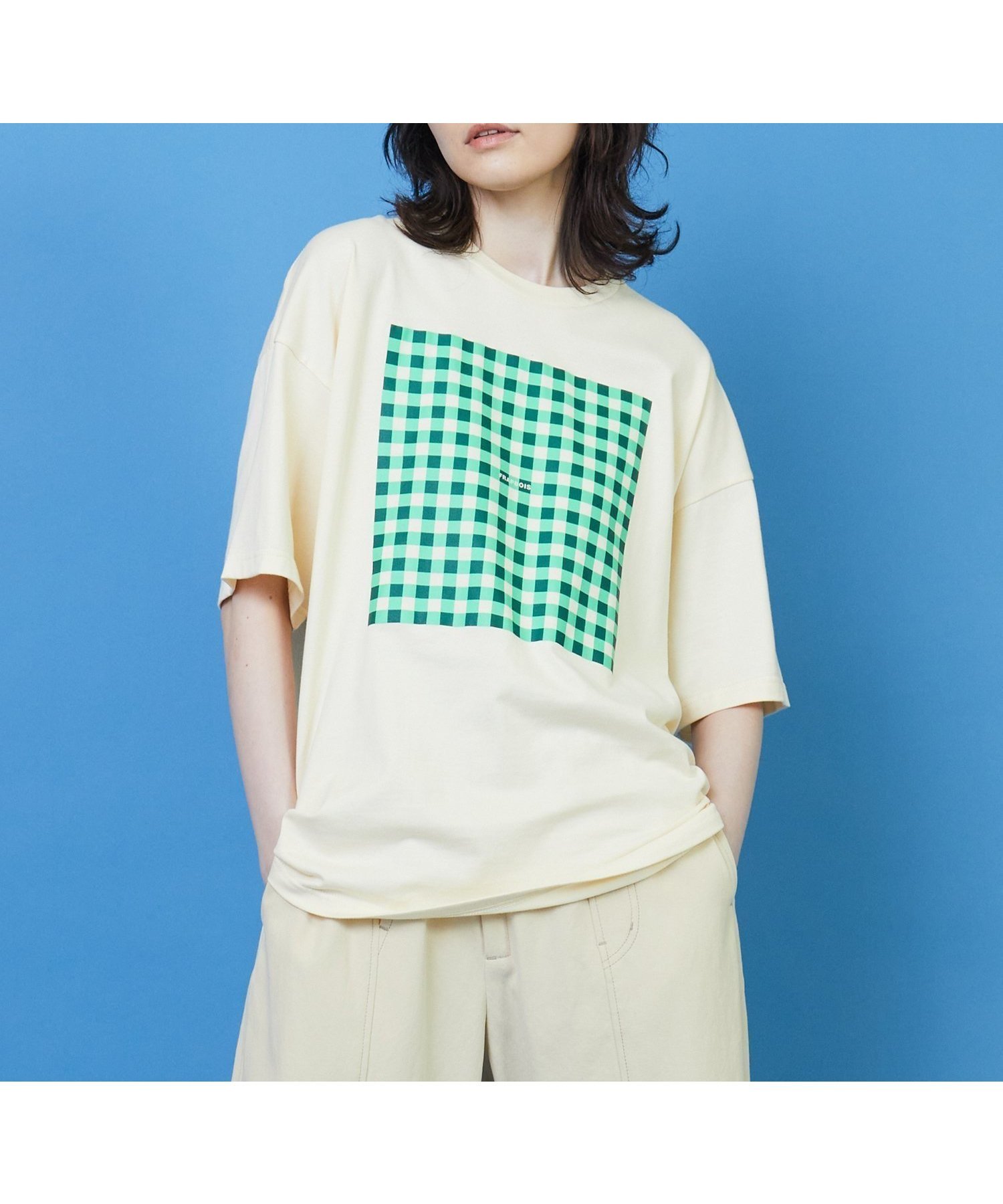 【フラボア/FRAPBOIS】のデゾレT インテリア・キッズ・メンズ・レディースファッション・服の通販 founy(ファニー) 　ファッション　Fashion　レディースファッション　WOMEN　ギンガム　Gingham　コレクション　Collection　チェック　Check　プリント　Print　ボックス　Box　メンズ　Mens　リラックス　Relax　人気　Popularity　夏　Summer　クリーム|ID: prp329100004552453 ipo3291000000032342962