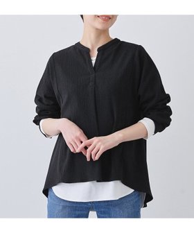【インディヴィ/INDIVI】の春SALE!【洗える/凹凸素材】ブラウスライク デザインジャージトップス 人気、トレンドファッション・服の通販 founy(ファニー) ファッション Fashion レディースファッション WOMEN トップス・カットソー Tops/Tshirt シャツ/ブラウス Shirts/Blouses インナー Inner ジャケット Jacket ジャージ Jersey ストライプ Stripe ストレッチ Stretch バランス Balance フレア Flare 切替 Switching 春 Spring 洗える Washable |ID:prp329100004552472