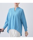 【インディヴィ/INDIVI】の春SALE!【洗える/凹凸素材】ブラウスライク デザインジャージトップス 人気、トレンドファッション・服の通販 founy(ファニー) ファッション Fashion レディースファッション WOMEN トップス・カットソー Tops/Tshirt シャツ/ブラウス Shirts/Blouses インナー Inner ジャケット Jacket ジャージ Jersey ストライプ Stripe ストレッチ Stretch バランス Balance フレア Flare 切替 Switching 春 Spring 洗える Washable thumbnail ブルーグリーン|ID: prp329100004552472 ipo3291000000032314906