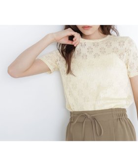 【ナチュラル ビューティー ベーシック/NATURAL BEAUTY BASIC】のカットレースTシャツ 人気、トレンドファッション・服の通販 founy(ファニー) ファッション Fashion レディースファッション WOMEN トップス・カットソー Tops/Tshirt シャツ/ブラウス Shirts/Blouses ロング / Tシャツ T-Shirts インナー Inner カットソー Cut And Sew サロペット Overalls シンプル Simple ストレッチ Stretch デニム Denim フィット Fit フェミニン Feminine ワーク Work |ID:prp329100004552476
