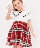 【エフオー オンラインストア/F.O.Online Store / KIDS】のtiny bearセーラー衿ドッキングワンピース アイボリー|ID: prp329100004552503 ipo3291000000033447547